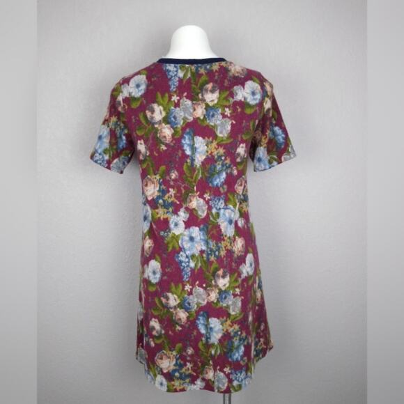 Hail3y: 23 Effey Floral Short Sleeve Sweater Dress Size Small - Picture 4 of 11